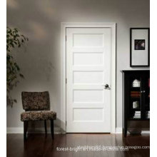 Modern White Wood Decorative Pattern Interior Door